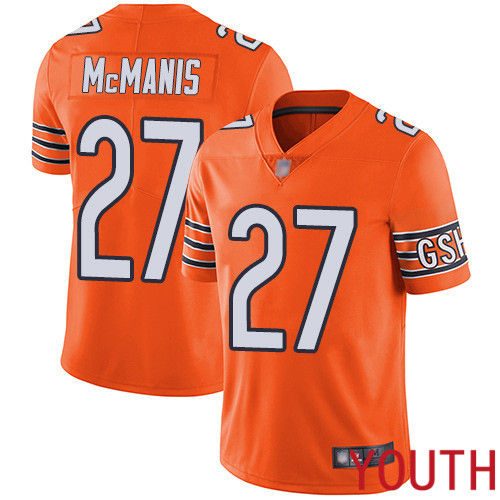 Chicago Bears Limited Orange Youth Sherrick McManis Alternate Jersey NFL Football 27 Vapor Untouchable